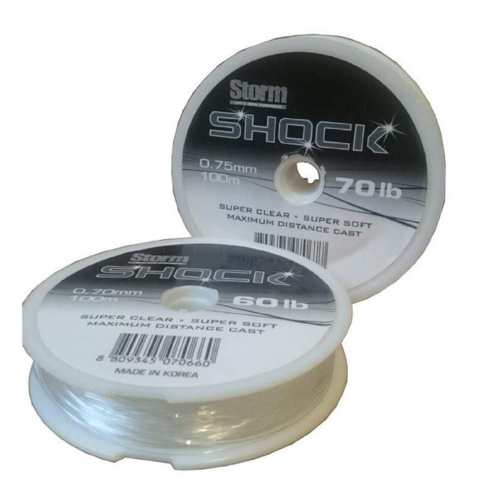 New Seatech (50Lb) Shock Clear 100M Orange Stslc50 50Lb