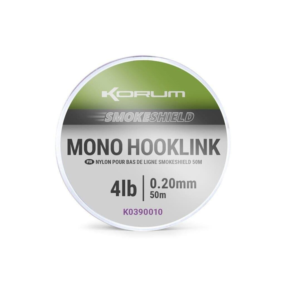 (15lb) Korum Smokeshield Mono Hooklink 50m-image-OPC-PB7YYK7-NEW