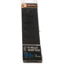 (Size 22 - 3lb) Guru 6 Inch Barbless F1-Pellet Ready Rigs