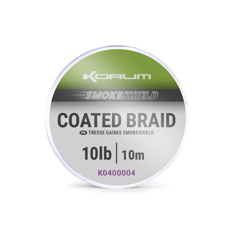 Korum (10Lb) Smokeshield Coated Braid 10Lb