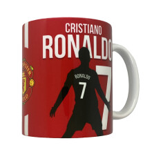 Manchester United FC Ronaldo 7 Mug Ceramic Official Football Gift