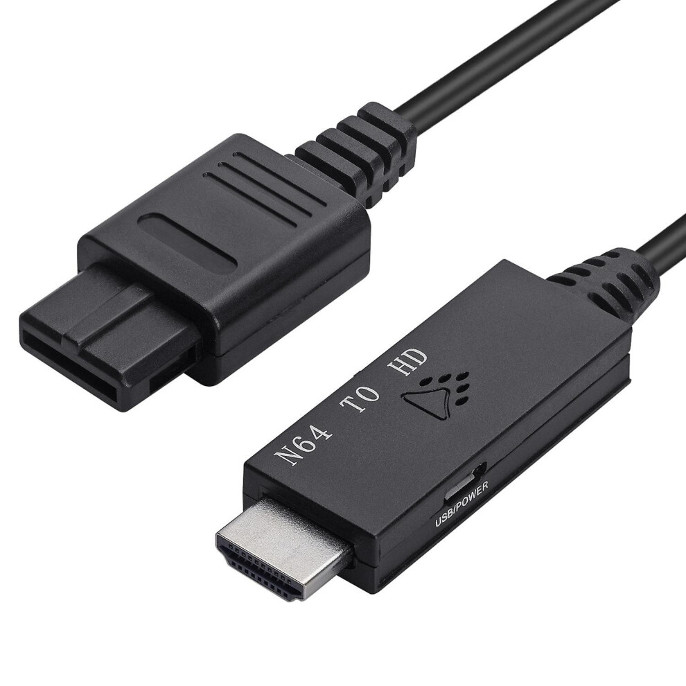 N64 To Hdmi Converter Hd Link Cable Adapter For N64 Snes Ngc Sfc Game Console 768619209299