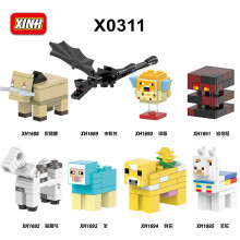 (X0311(8pcs)) Minecraft My World Series Minifigure Fit Lego Building & Construction Toys