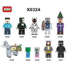 (X0324(10pcs)) Minecraft My World Series Minifigure Fit Lego Building & Construction Toys
