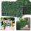18x Plant Artificial Mat Wall Hedge Grass Fence Foliage Panel Decor 5