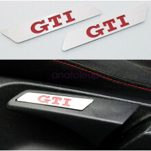 Steel GTI Seat Lift Wrench Insert Trim Decor fits VW GOLF 6 MK5 MK6