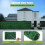 18x Plant Artificial Mat Wall Hedge Grass Fence Foliage Panel Decor 7