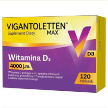 Vigantoletten Max, vitamin D3 4000 IU, 120 tablets