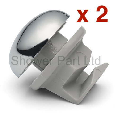 Coram Shower Door Hooks / Guides / Replacement Parts 2 Pack CR3