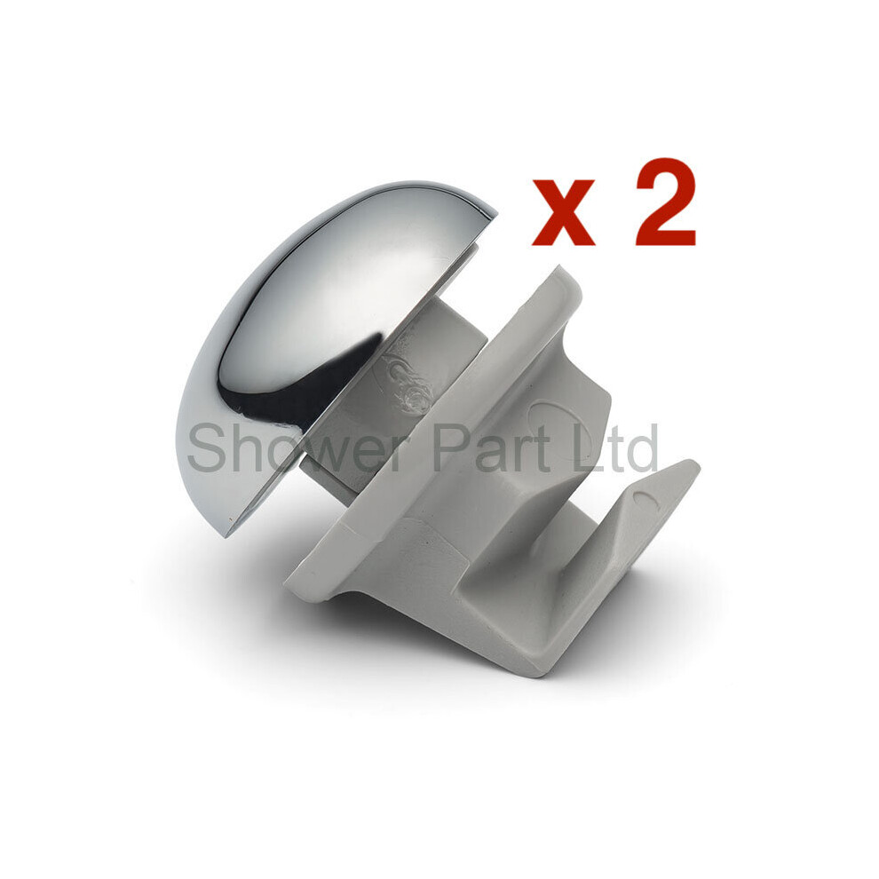 Coram Shower Door Hooks / Guides / Replacement Parts 2 Pack CR3