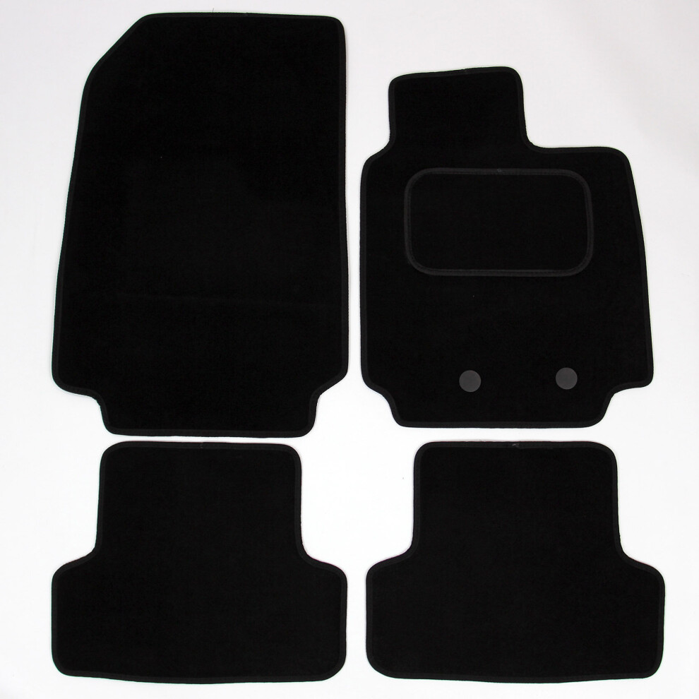 Renault Clio MK3 MK4 2009 onwards Tailored Carpet Car Mats Black 4pc