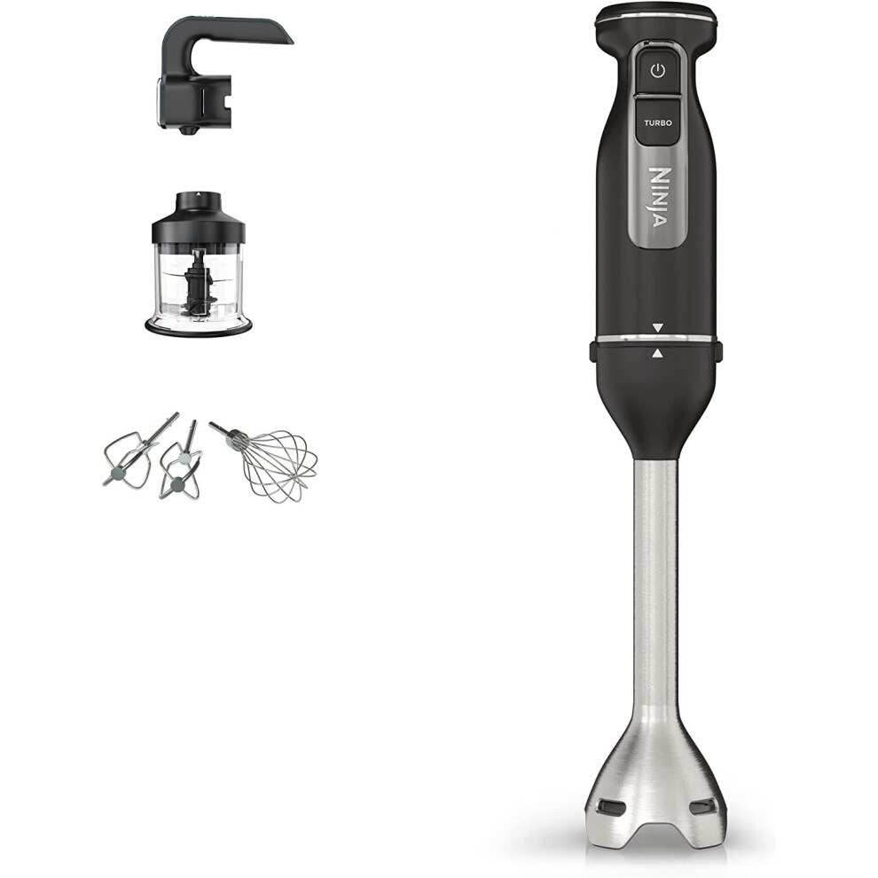Ninja Foodi 3-In-1 Hand Blender, Hand Mixer & Chopper 850W, Black