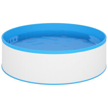 vidaXL Splasher Pool White Outdoor Inflatable Above Ground Swimming Pool Spa