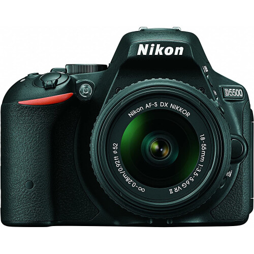 Nikon Nikon D5500 DX-μορφής ψηφιακή SLR με σετ φακών 18-55mm VR II (Μαύρο)