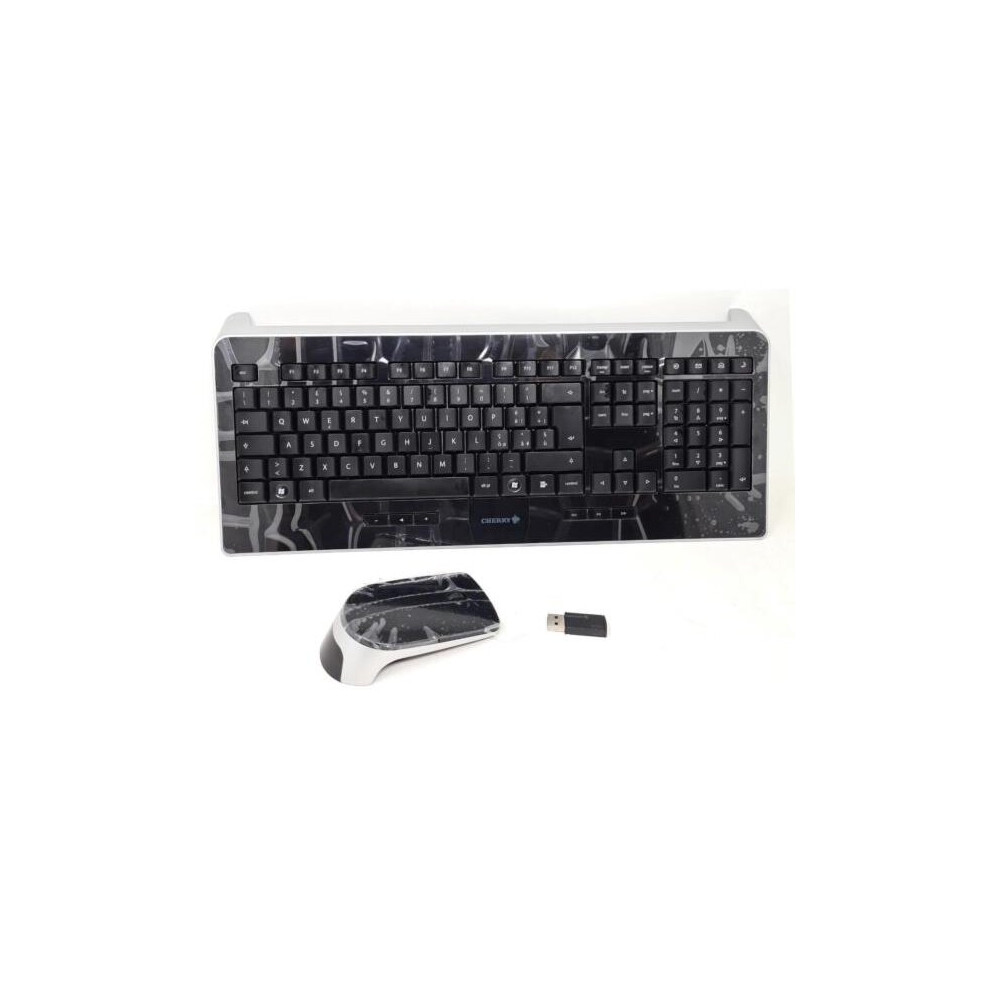 Cherry Pure Wireless Multimedia Desktop Keyboard And Mouse Italian Qwerty 4025112074806