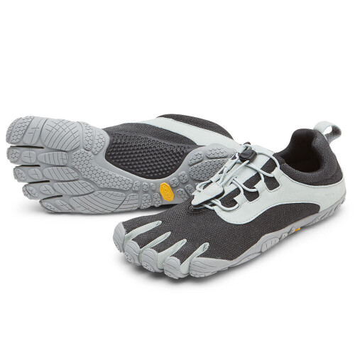 (36, Grey/Light Grey/Black) Vibram Mens Fivefingers Shoes V-Run Retro ...