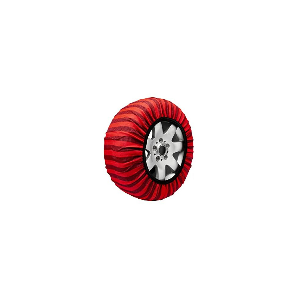 Isse C60058 Textile Snow Chains Tribologic Classic, Size 58,- Stripes Red/Black 8412418002781