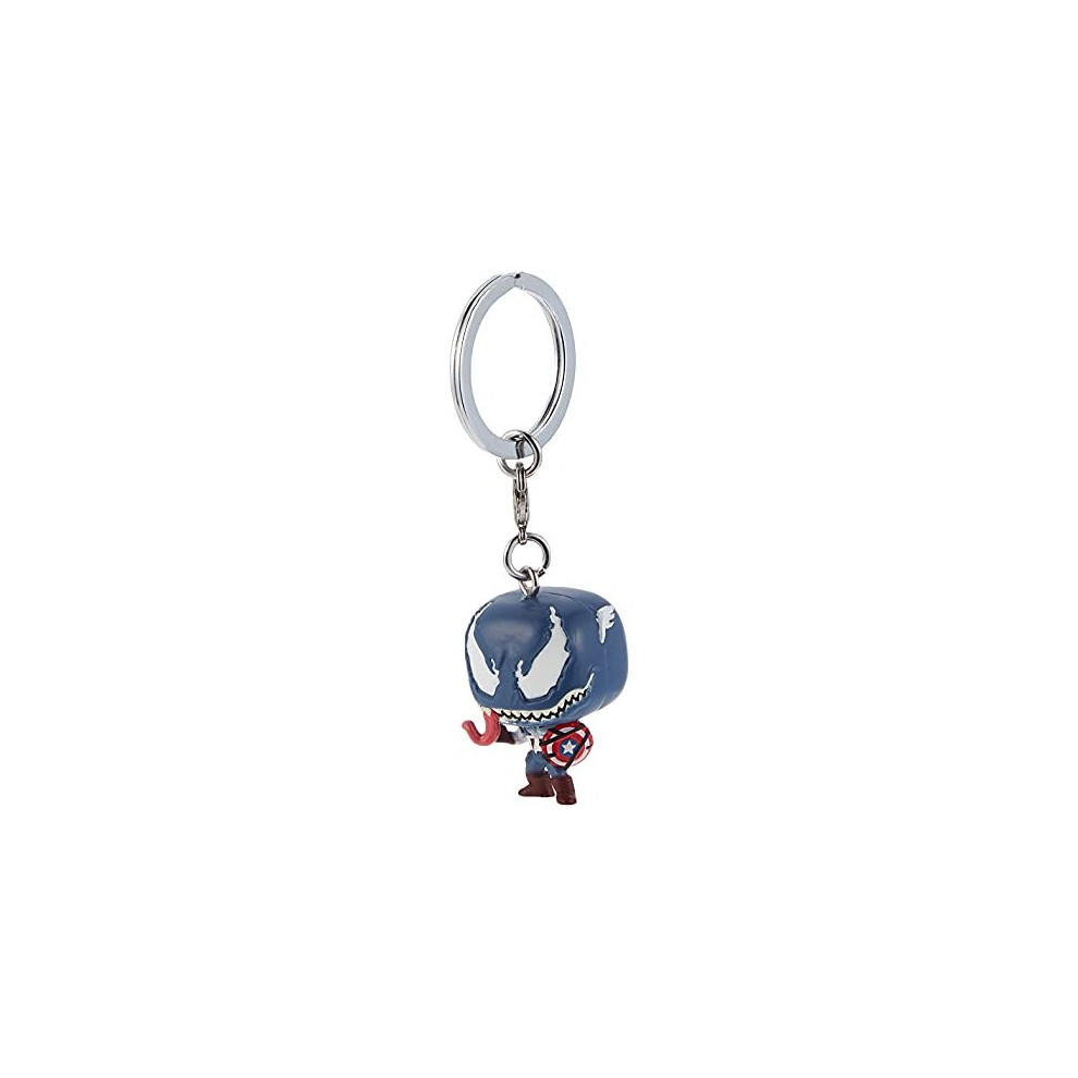 FUNKO POP! KEYCHAIN: Marvel Venom - Captain America