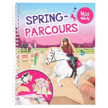 Depesche 10901 Colouring Book with Craft Pages, Miss Melody Design Your Spring Courses, Approx. 24.5 x 20 x 1.5 cm