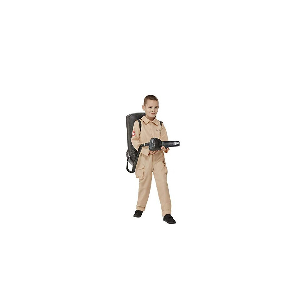 Smiffys 52569T Officially Licensed Ghostbusters Child's Costume, Beige, Teen Boy-Age 12 Years +