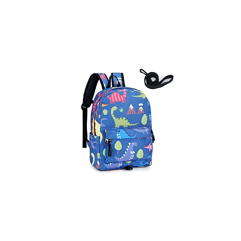 Kids Dinosaur Backpack LESNIC School Bags Boys Toddler Rucksack Kindergarten Canvas Daypack Children Dragon Schoolbag with Safety Anti-Lost Strap