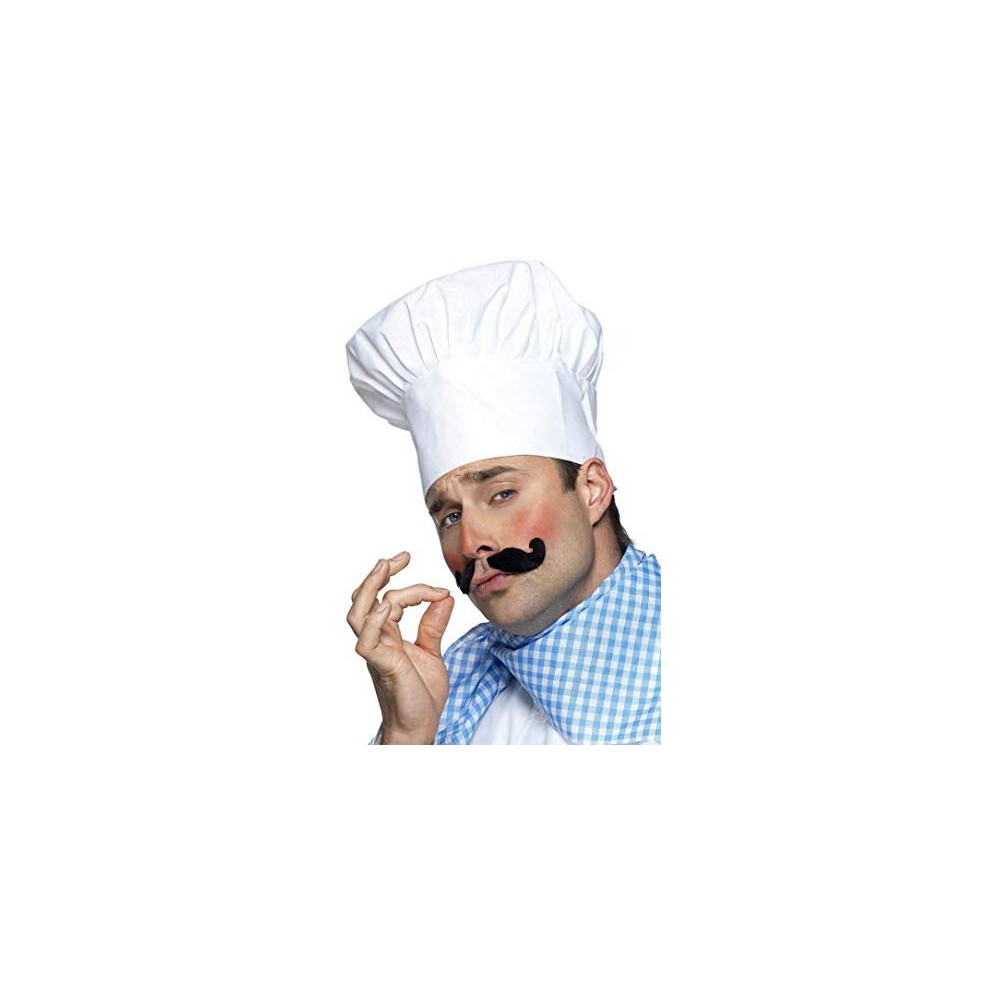 Smiffy's Chef's Hat (Fancy Dress) White