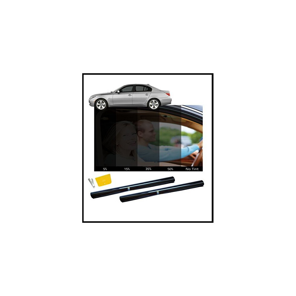 Car Window Tint Film Tinting Smoke 15% 76Cm X 6M Universal Fit Dark/Black 000519594151