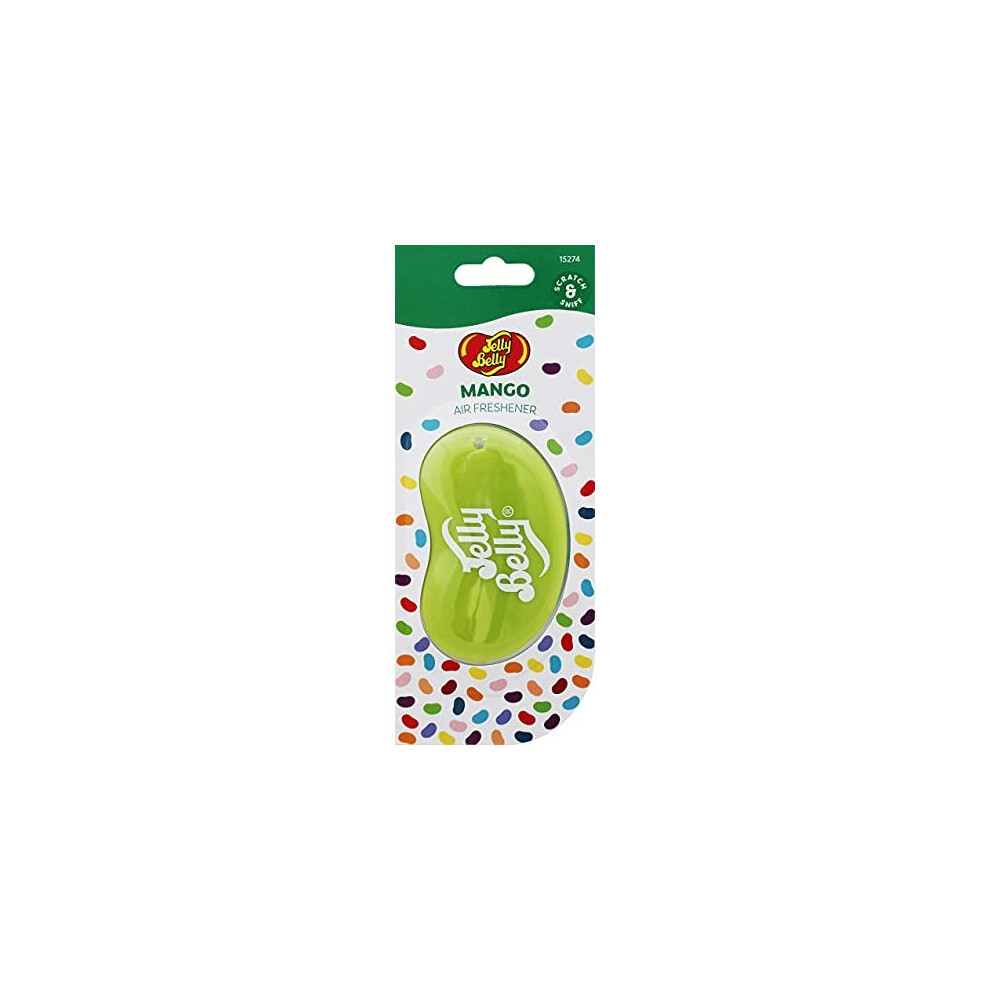 Jelly Belly 15274 MANGO 3D Gel Car Air Freshener A1764