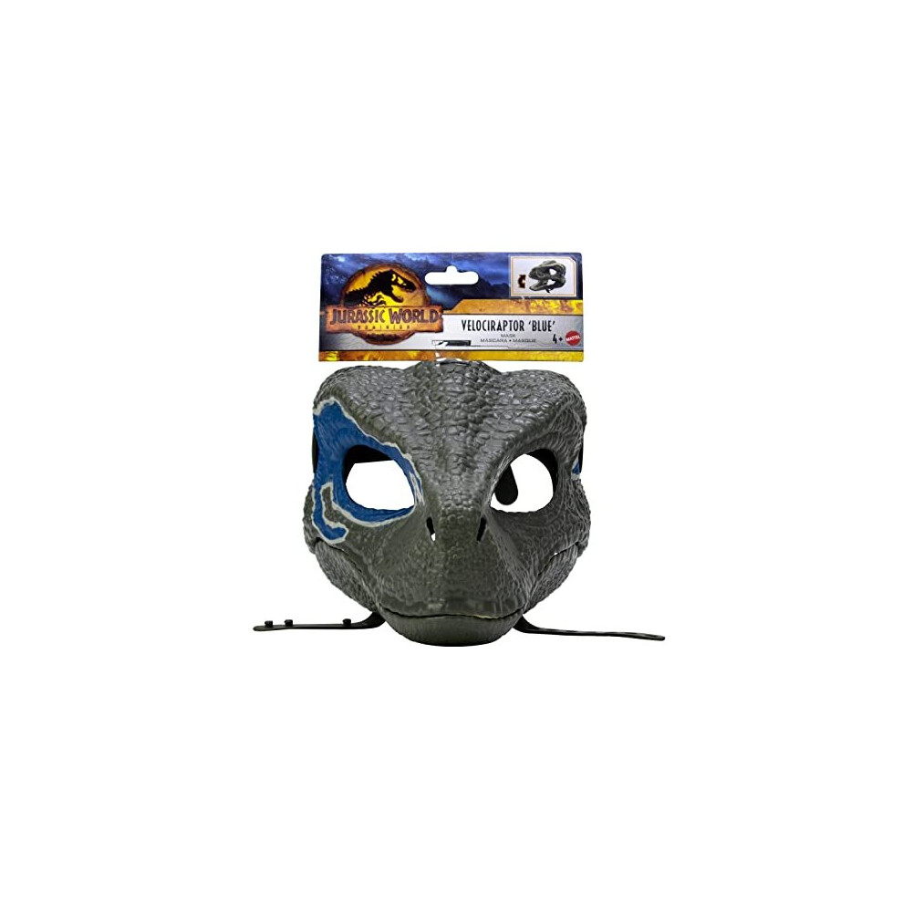 Jurassic World Dominion Velociraptor Mask Blue