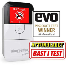 AlcoSense Excel Fuel Cell Breathalyzer | Auto Express & EVO Magazine Group Test Winner | Police Derived Fuel Cell Sensor | Alcohol Tester Breathalyser