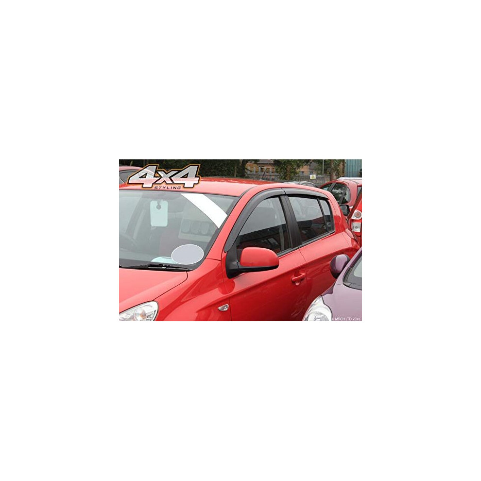 Auto Clover Wind Deflectors Set For Hyundai I20 2008-2014 (4 Pieces)