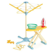 Casdon 61450 Wash Day Set Toy Pretend Steam Iron And Laundry Basket!,Pastel, Aged 3+