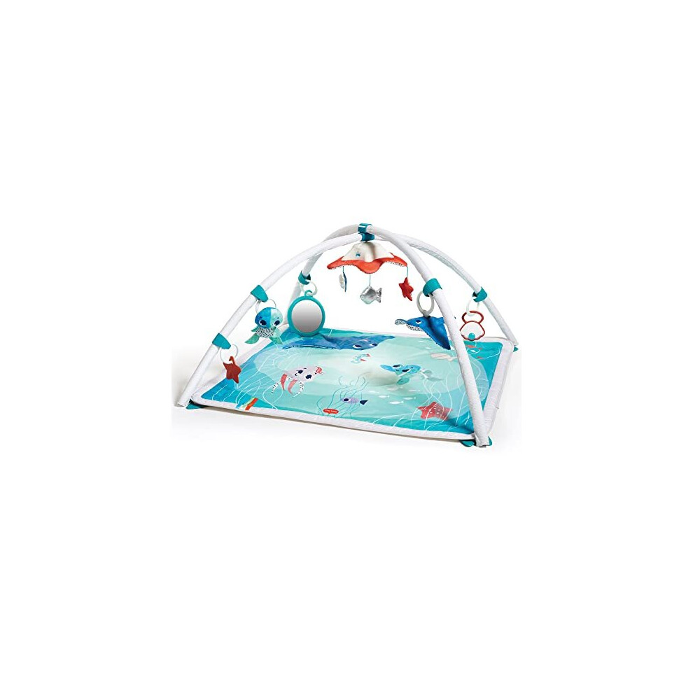 Tiny Love Treasure The Ocean 2-in-1 Musical Mobile Gymini, Play Mat with Lights, Play Mat, Baby Activity Mat, 0m+