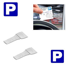 Car Windscreen Parking Ticket Holder Clip x 2