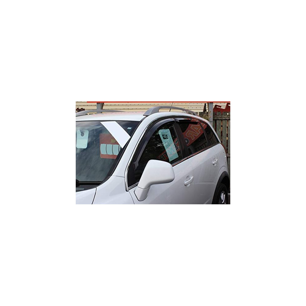 Auto Clover Wind Deflectors Set For Vauxhall Opel Antara 2007+ (4 Pieces) 8809136840984