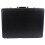 Mens Professional Leather Look Executive Black Briefcase with Combination Locks 3