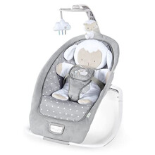 INGENUITY Faltbare Babywippe – Kleines Schaf – Feste oder Schaukelposition, Weihnachtsgeschenk für Babys
