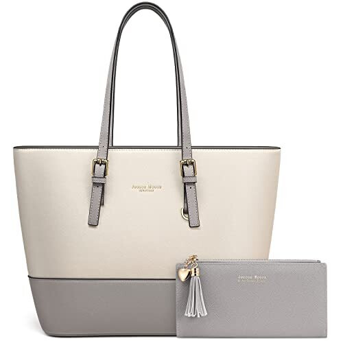 Jocose Moose Women Handbag Laptop Tote Bag Large PU Leather