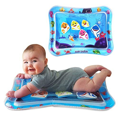 Pinkfong Baby Shark Official Tummy Time Undersea Play Mat WowWee on