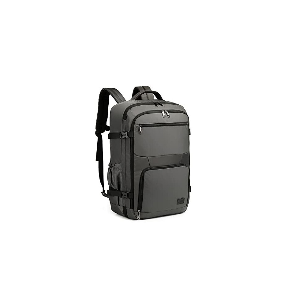 Hand Cabin Luggage Backpack 55x35x20cm Travel Flight Shoulder Bag Carry on Rucksack 38L (Cyan Grey)