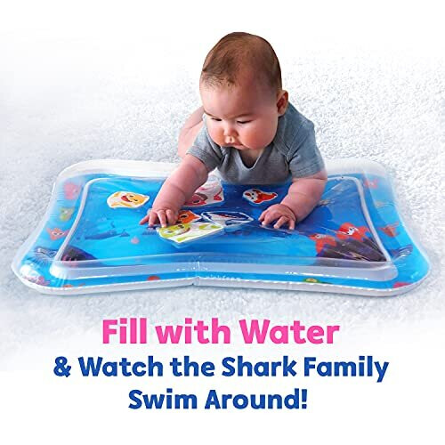 Pinkfong Baby Shark Official Tummy Time Undersea Play Mat WowWee on