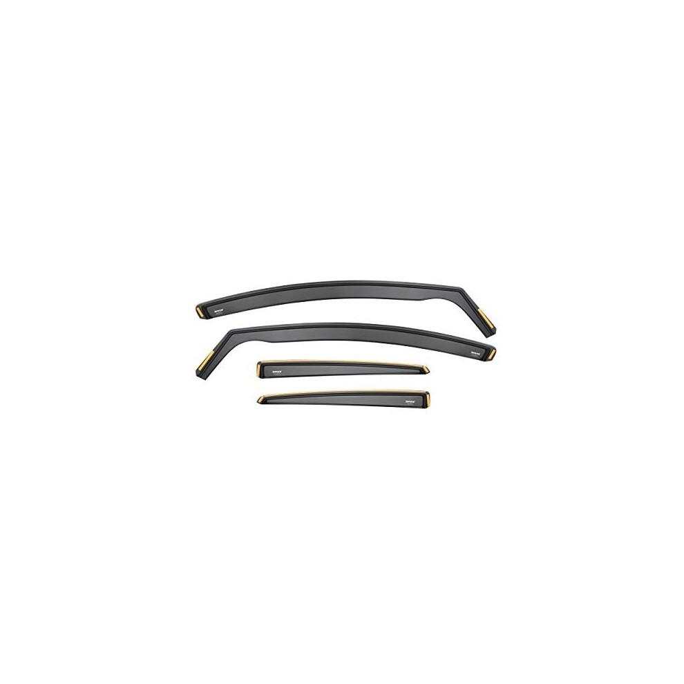 Ispeed Wind Deflectors Compatible With Vw Volkswagen Passat B6 B7 4-Doors Saloon 2005-2014 4-Pc Tinted Wind Deflectors/Sun Visors/Rain Shield/Wind 781930210522