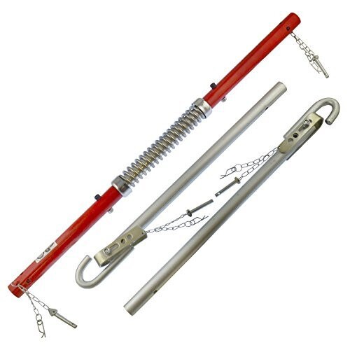 AB Tools-Toolzone 2000kg (2 Ton) Recovery Tow Ball Towing Bar Spring Damper Pole Stabilizer TE182