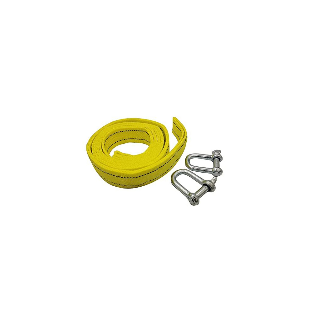 5 Ton 4 Meter Car Tow Strap With Hooks Nylon Car Tow Cable Towing Pull Strap Rope 783852375839