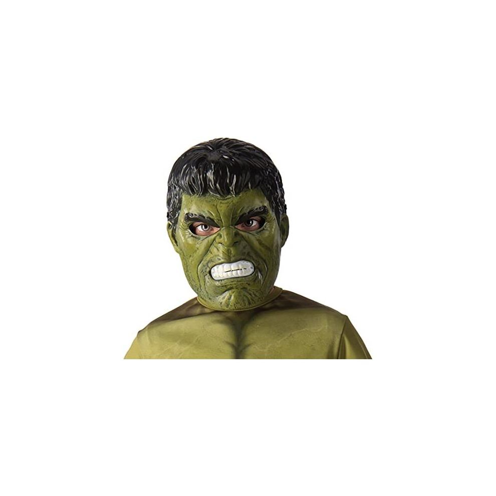 Rubie's 39215NS Marvel Avengers Hulk Deluxe Mask Costume Accessory, Boy's, One Size, Green