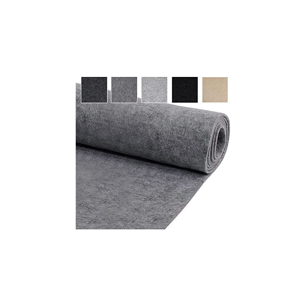 Silver Van Lining Carpet 4-Way Stretch 7 Metre Long