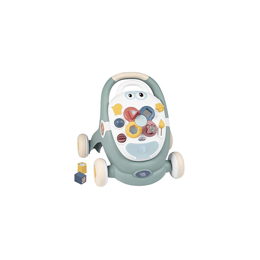 Little Smoby Baby Walker by Smoby ? Detachable Activity Play Board ? Baby?s First Doll Pushchair Toy ? Grows with the Child from Activity Board to