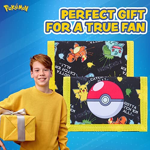 Pokémon Pokemon Kids Wallet, Pikachu Trifold Wallet 1