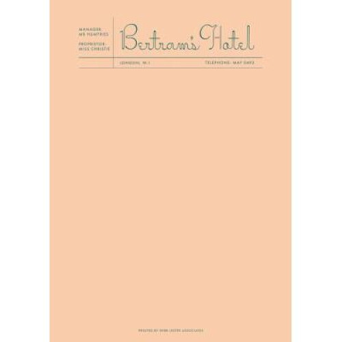 Fictional Hotel Notepads: Bertram's Hotel (pack Of 3)