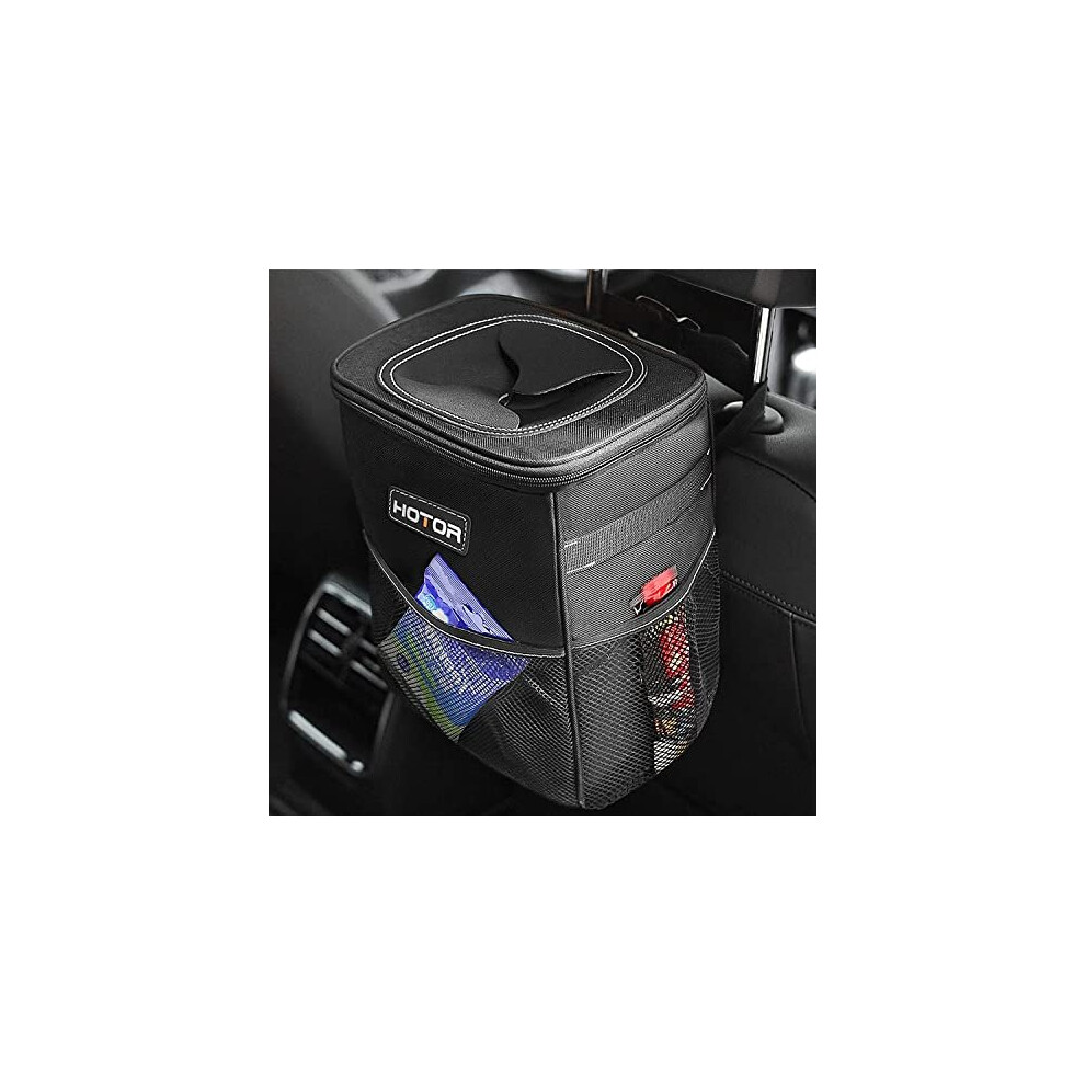 Hotor Car Bin, Leak-Proof Car Bin For Tidy Use, Foldable And Waterproof Car Accessories For Interior, Multipurpose Rubbish Bin With Lid, Adjustable 6972777650655